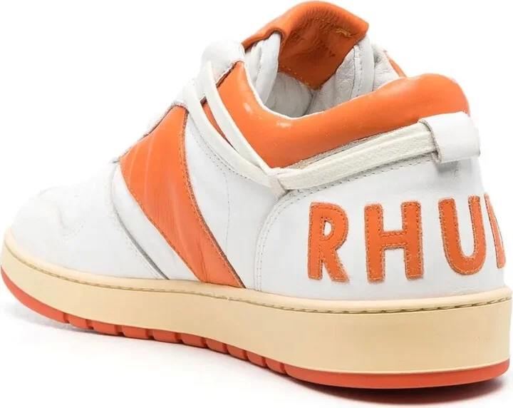 Logo-Patch Leather Sneakers - Image 3