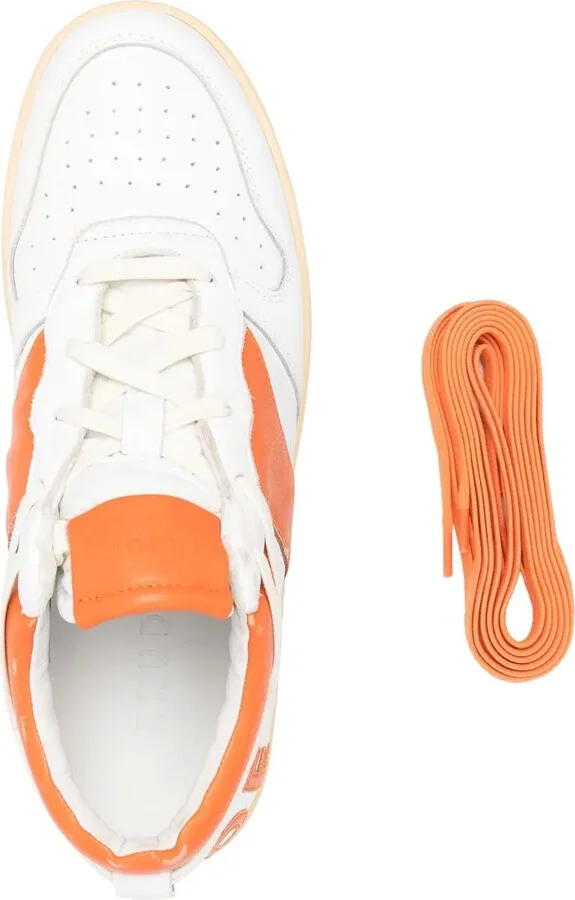 Logo-Patch Leather Sneakers - Image 4