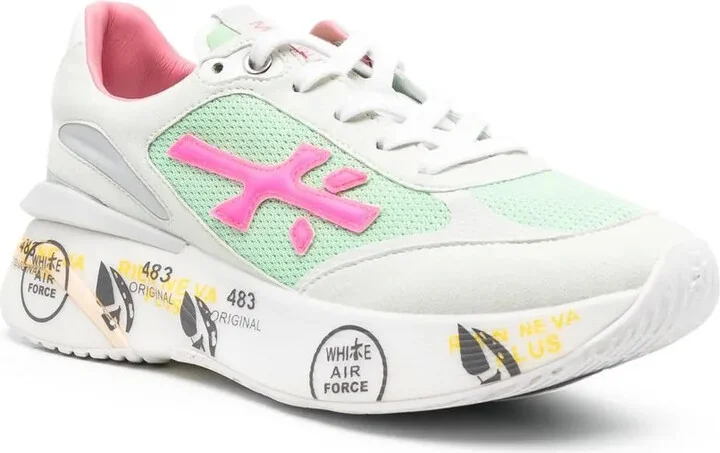 Logo-Patch Leather Sneakers - Image 2