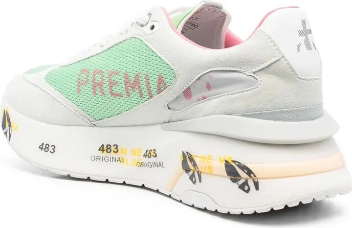 Logo-Patch Leather Sneakers - Image 3