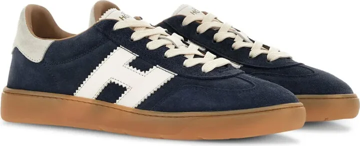Logo-Patch Leather Sneakers - Image 2
