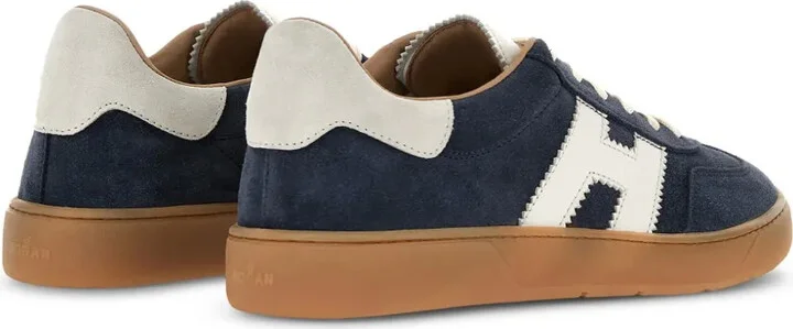 Logo-Patch Leather Sneakers - Image 3