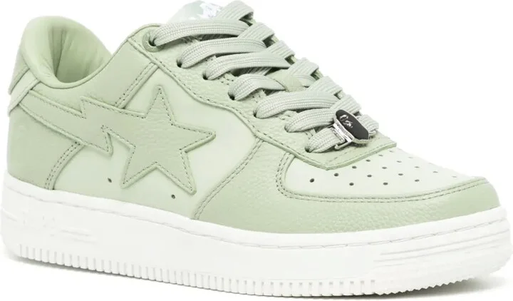 Logo-Patch Leather Sneakers - Image 2