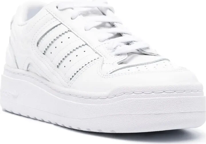 Logo-Patch Leather Sneakers - Image 2