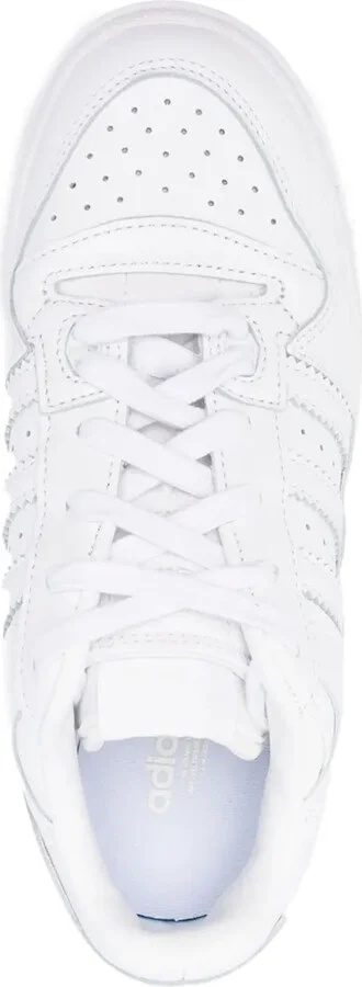 Logo-Patch Leather Sneakers - Image 4