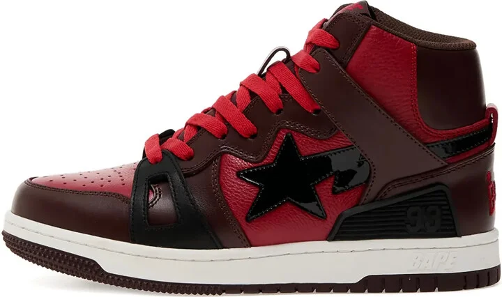 Logo-Patch Leather Sneakers