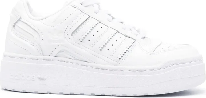 Logo-Patch Leather Sneakers