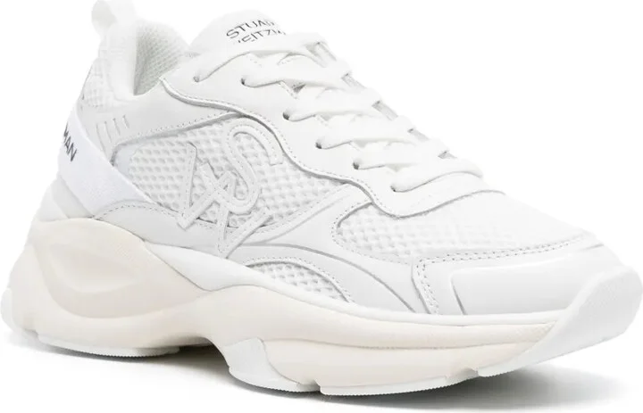 Logo-Patch Mesh Chunky Sneakers - Image 2
