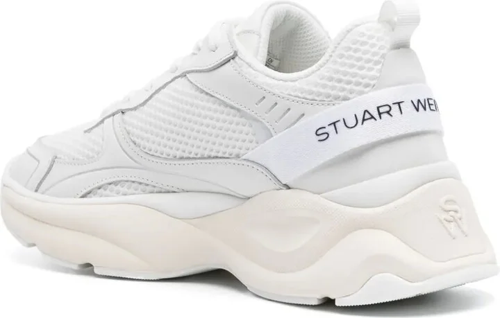 Logo-Patch Mesh Chunky Sneakers - Image 3