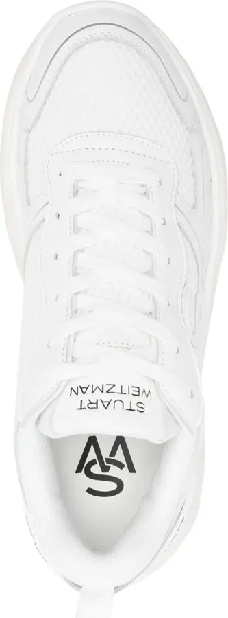 Logo-Patch Mesh Chunky Sneakers - Image 4