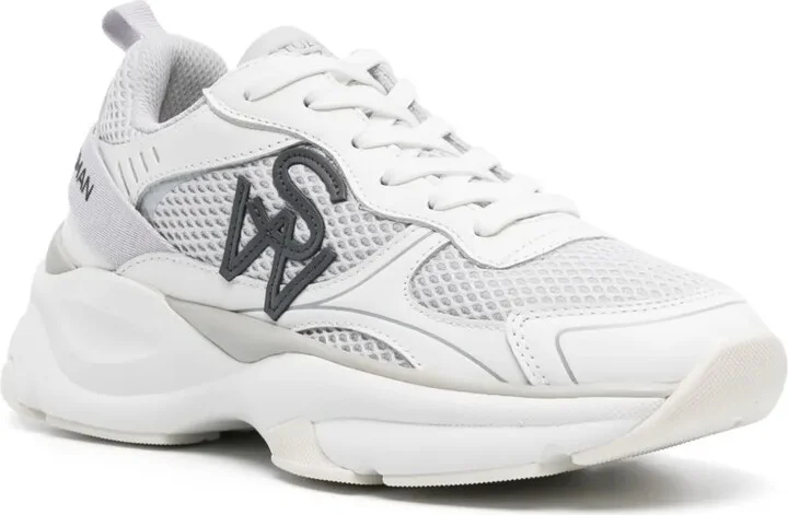 Logo-Patch Mesh Chunky Sneakers - Image 2