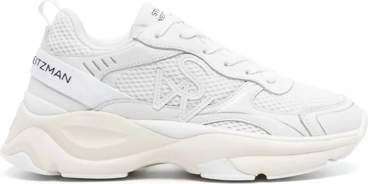Logo-Patch Mesh Chunky Sneakers