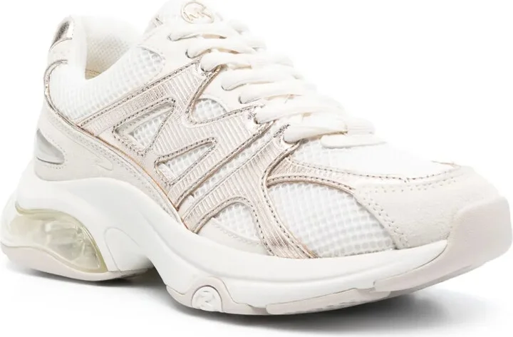 Logo-Patch Mesh-Panelling Sneakers - Image 2