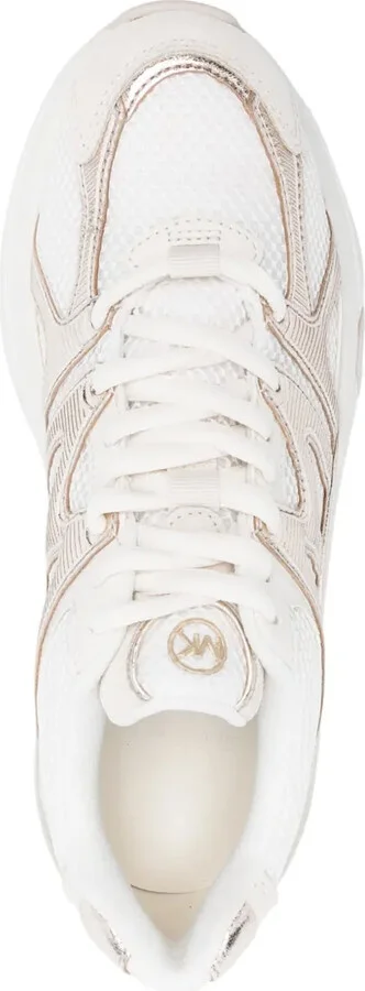 Logo-Patch Mesh-Panelling Sneakers - Image 4