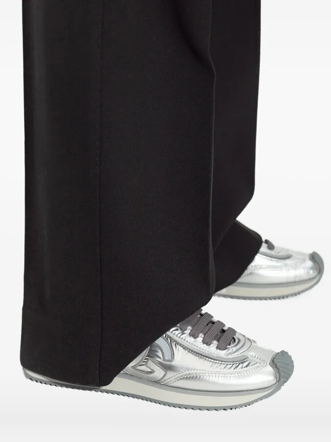 Logo-Patch Metallic Sneakers - Image 5