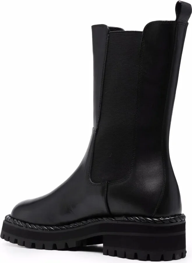 Logo-Patch Mid-Length Boots - Image 3