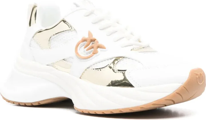 Logo-Patch Mirror-Detailed Sneakers - Image 2