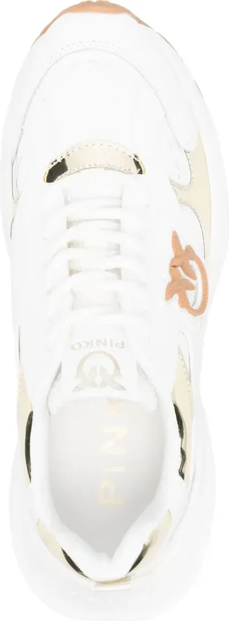 Logo-Patch Mirror-Detailed Sneakers - Image 4