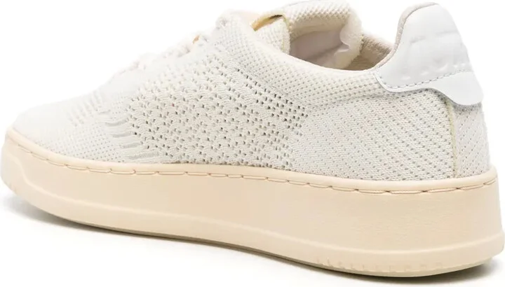 Logo-Patch Open-Knit Sneakers - Image 3