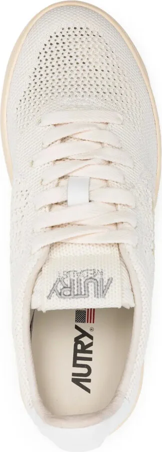 Logo-Patch Open-Knit Sneakers - Image 4