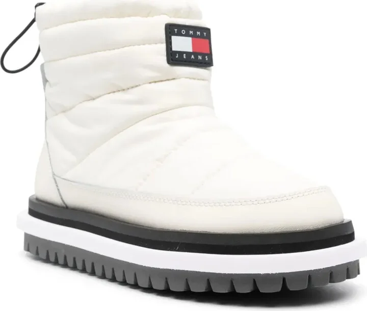 Logo-Patch Padded Ankle Boots - Image 2