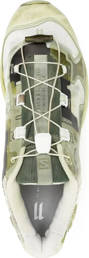 Logo-Patch Panelled-Design Sneakers - Image 4