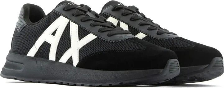 Logo-Patch Panelled-Design Sneakers - Image 2