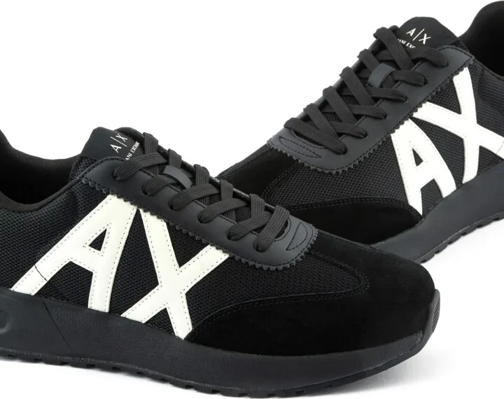 Logo-Patch Panelled-Design Sneakers - Image 4