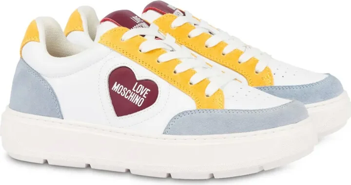 Logo-Patch Panelled Sneakers - Image 2