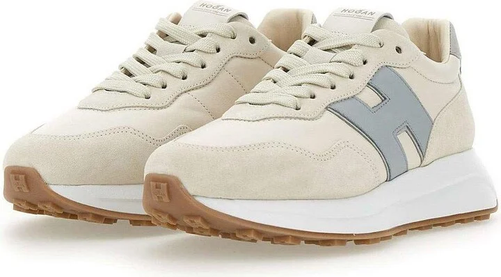 Logo Patch Panelled Sneakers - Image 4