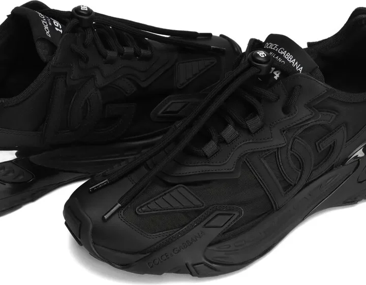 Logo-Patch Panelled Sneakers - Image 4