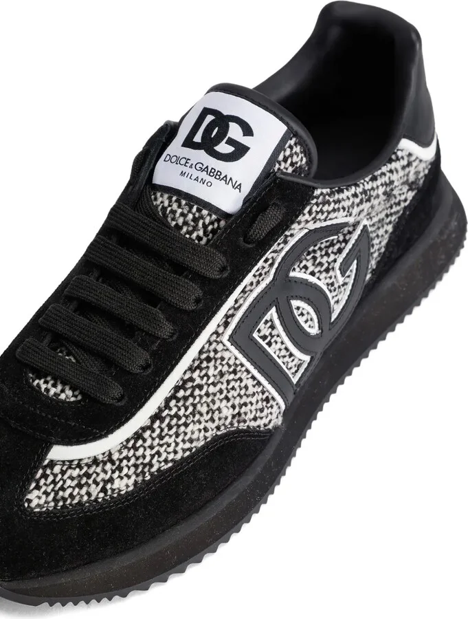 Logo-Patch Panelled Sneakers - Image 4