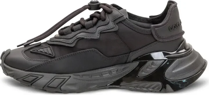 Logo-Patch Panelled Sneakers - Image 4