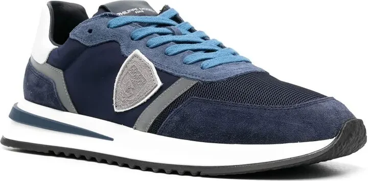 Logo-Patch Panelled Sneakers - Image 2