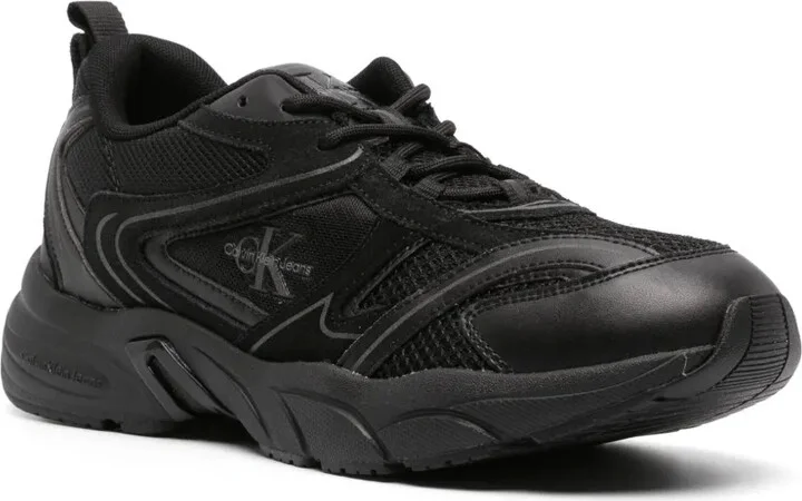 Logo-Patch Panelled Sneakers - Image 2