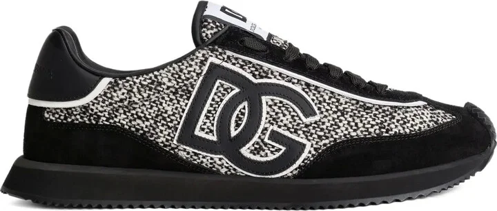 Logo-Patch Panelled Sneakers
