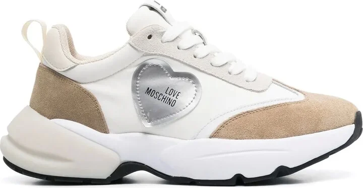 Logo-Patch Panelled Sneakers