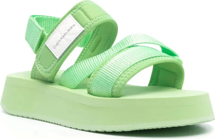 Logo-Patch Platform Sandals - Image 2