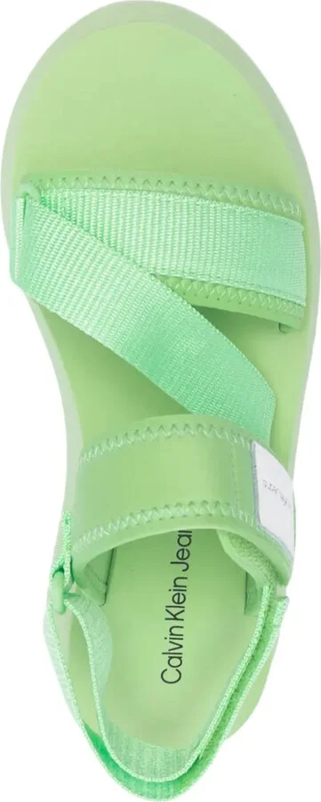 Logo-Patch Platform Sandals - Image 4