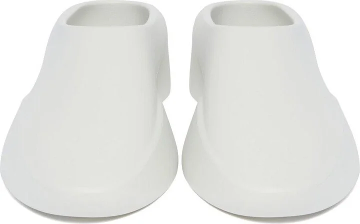 Logo Patch Round-toe Slippers - Image 4