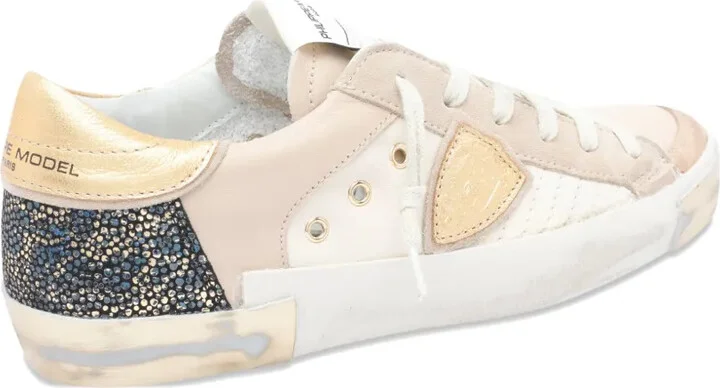 Logo-Patch Round-Toe Sneakers - Image 3