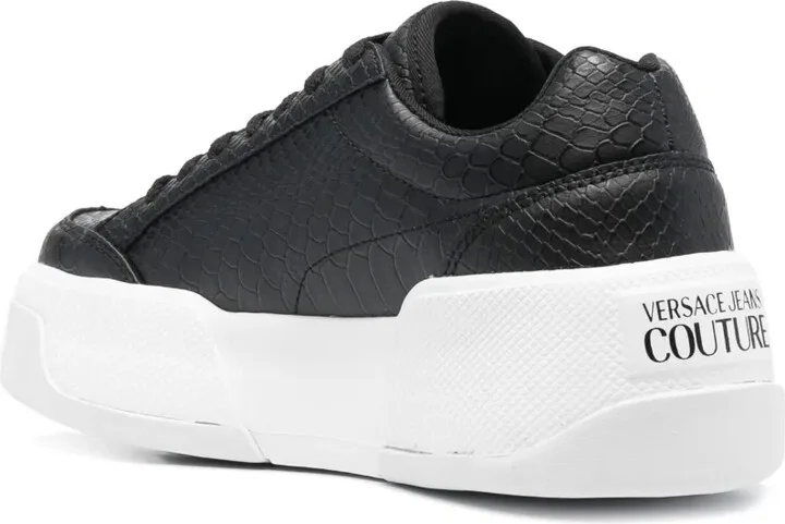Logo-Patch Round-Toe Sneakers - Image 3