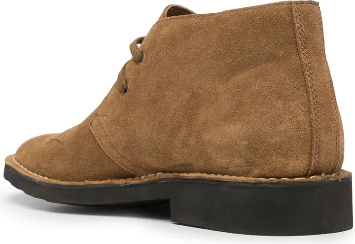 Logo-Patch Suede Ankle Boots - Image 3