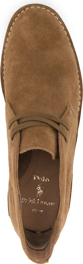 Logo-Patch Suede Ankle Boots - Image 4