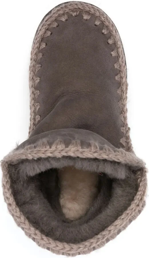 Logo-Patch Suede Ankle Boots - Image 4