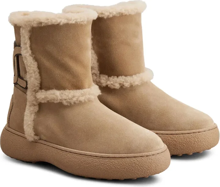 Logo-Patch Suede Boots - Image 2