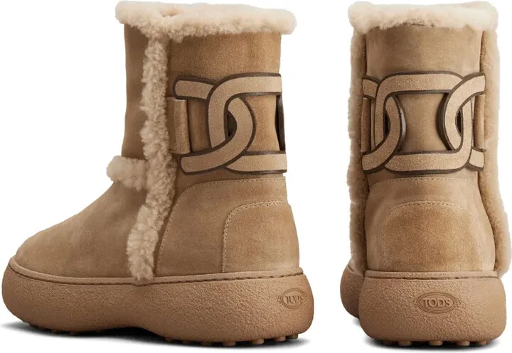Logo-Patch Suede Boots - Image 3