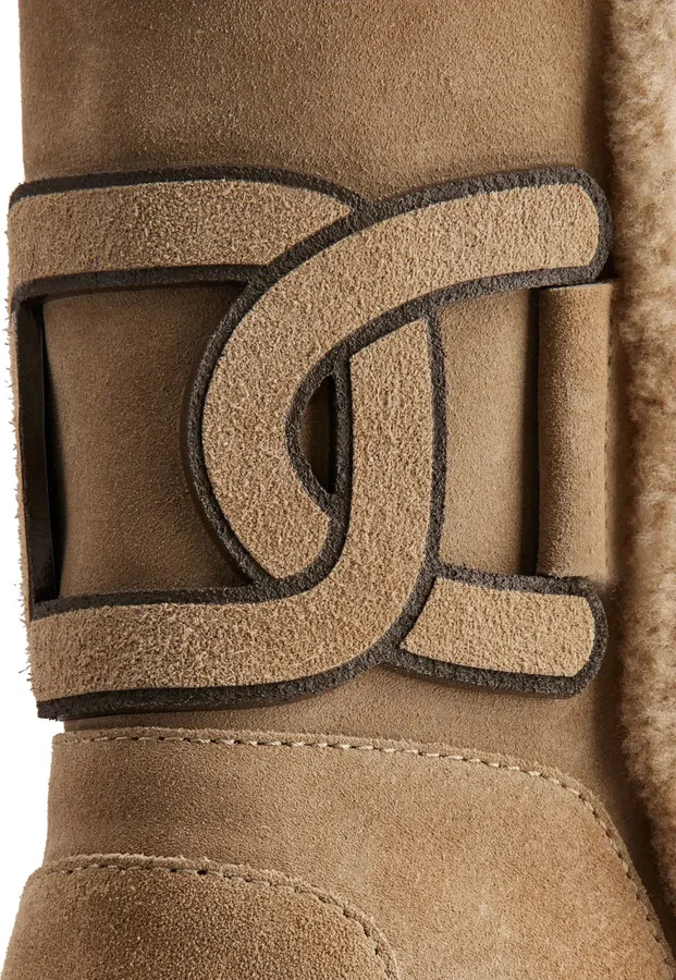 Logo-Patch Suede Boots - Image 5