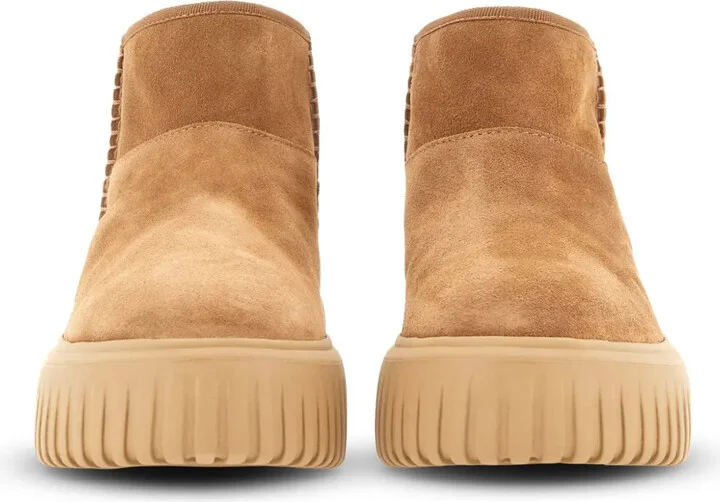 Logo-Patch Suede Boots - Image 5