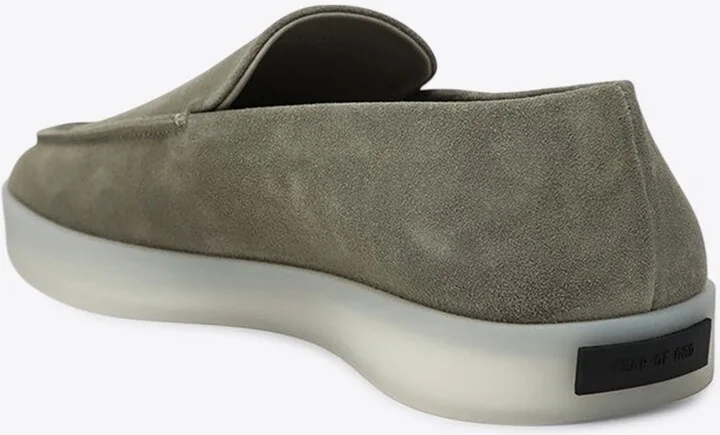 Logo Patch Suede Loafers - Image 2